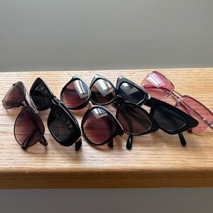 6x PAIRS OF SUNGLASSES